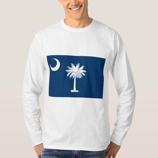 T-shirt Drapeau d'État de Caroline du Sud (Devant)