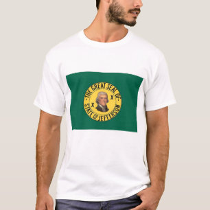 T-shirt Drapeau d'état de Jefferson