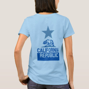 T-shirt Drapeau d'État de la RÉPUBLIQUE DE CALIFORNIE