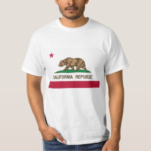 T-shirt Drapeau d'État de la République de Californie