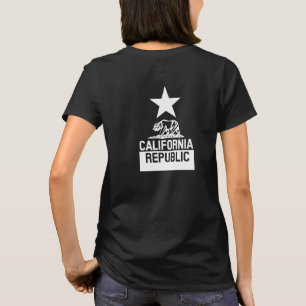 T-shirt Drapeau d'État de la RÉPUBLIQUE DE CALIFORNIE