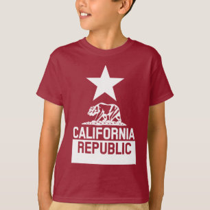 T-shirt Drapeau d'État de la RÉPUBLIQUE DE CALIFORNIE