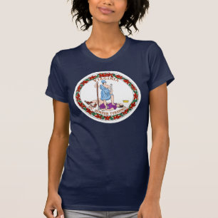 T-shirt Drapeau d'état de la Virginie