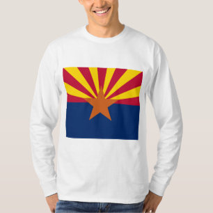 T-shirt Drapeau d'État de l'Arizona
