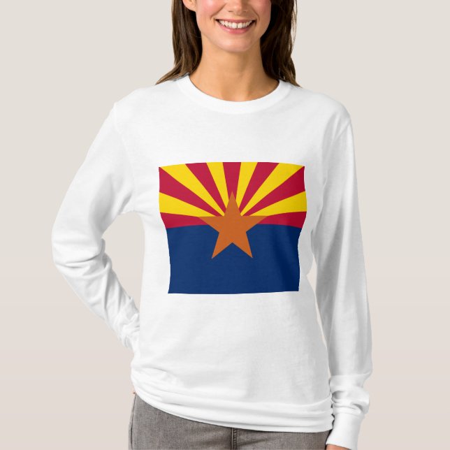 T-shirt Drapeau d'État de l'Arizona (Devant)