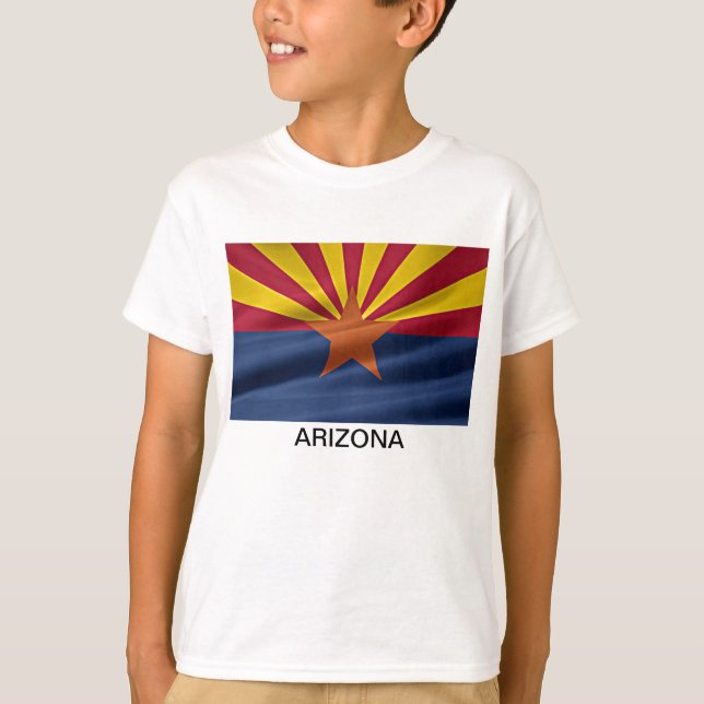 T-shirt Drapeau d'état de l'Arizona (Devant)