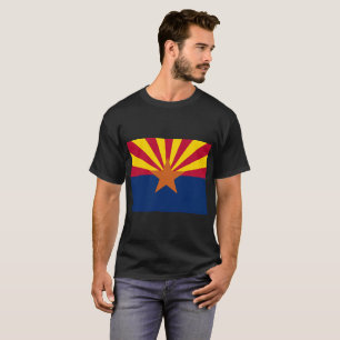 T-shirt Drapeau d'État de l'Arizona