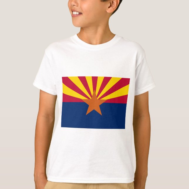 T-shirt Drapeau d'État de l'Arizona (Devant)