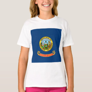 T-shirt Drapeau d'État de l'Idaho