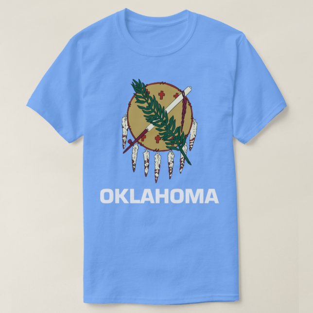 T-shirt Drapeau d'État de l'Oklahoma (Design devant)