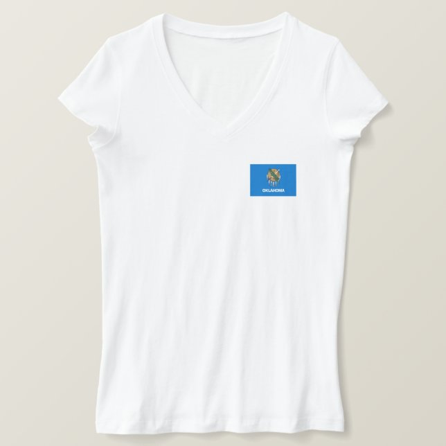 T-shirt Drapeau d'État de l'Oklahoma (Design devant)