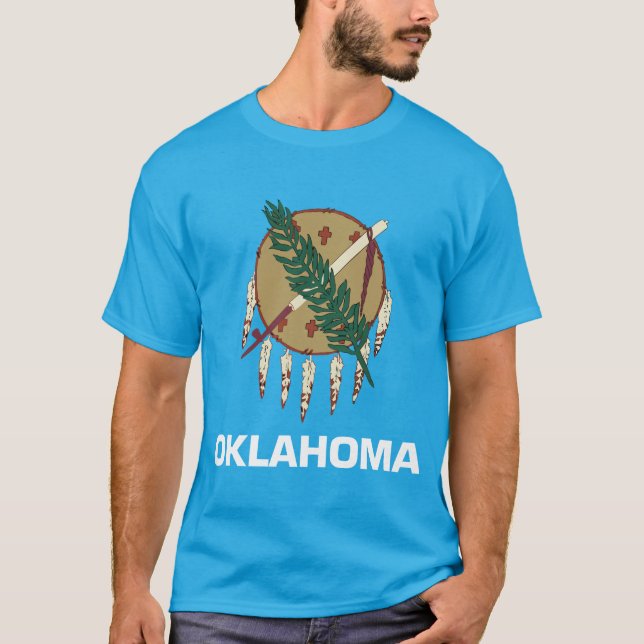 T-shirt Drapeau d'état de l'Oklahoma (Devant)
