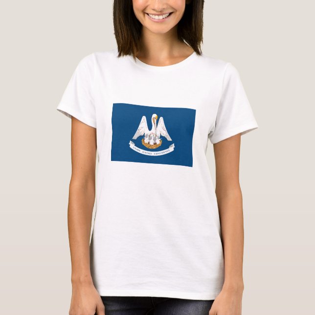 T-shirt Drapeau d'État de Louisiane (Devant)