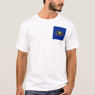 T-shirt Drapeau d'État de Pennsylvanie