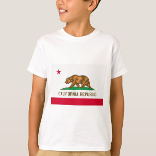 T-shirt Drapeau d'état de République de la Californie