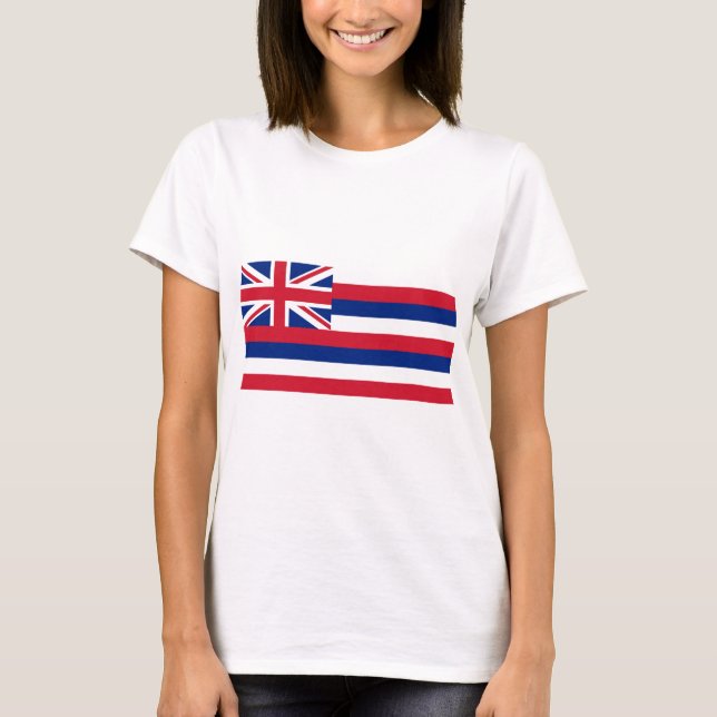 T-shirt Drapeau d'état d'Hawaï (Devant)