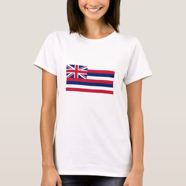 T-shirt Drapeau d'État d'Hawaii (Devant)