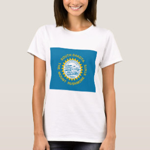 T-shirt Drapeau d'État du Dakota du Sud
