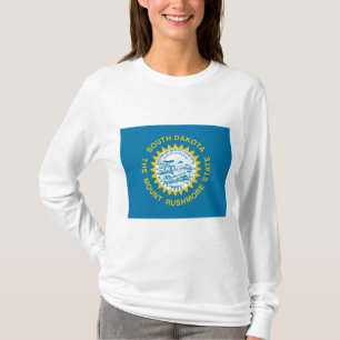 T-shirt Drapeau d'État du Dakota du Sud