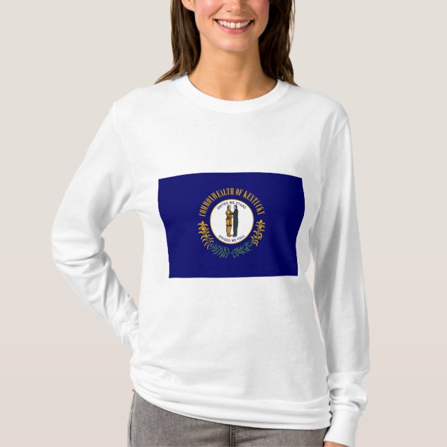 T-shirt Drapeau d'État du Kentucky (Devant)