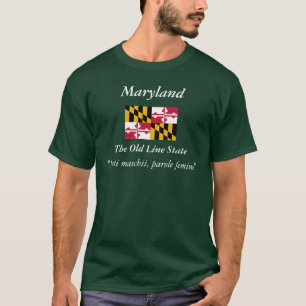 T-shirt Drapeau d'état du Maryland