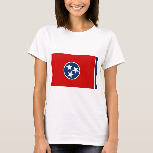T-shirt Drapeau d'État du Tennessee (Devant)