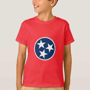 T-shirt Drapeau d'état du Tennessee