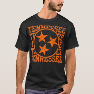 T-shirt Drapeau d'état du Tennessee en état de désordre