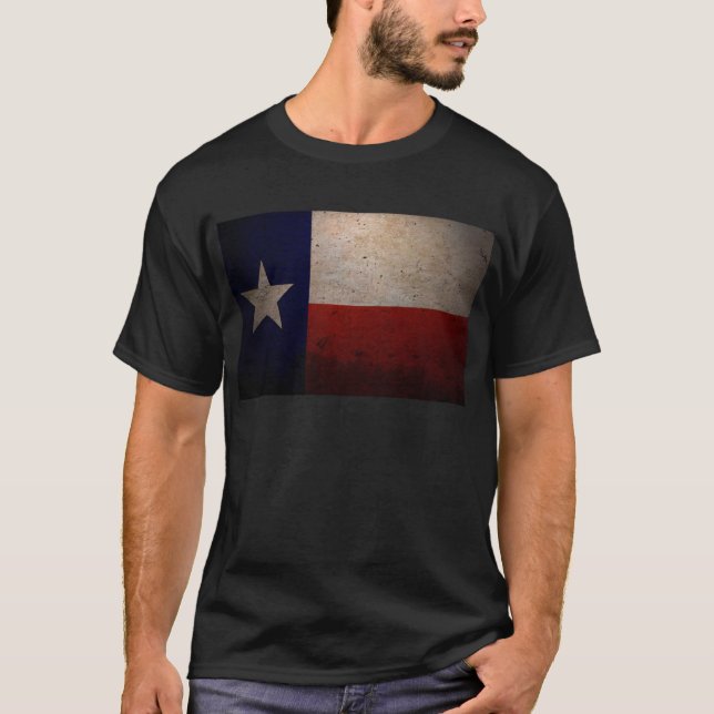 T-shirt Drapeau d'état du Texas (Devant)