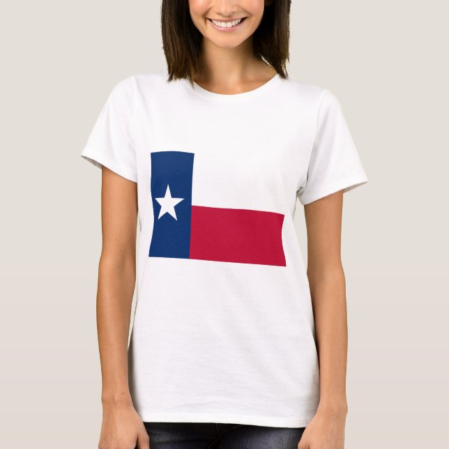 T-shirt Drapeau d'État texan (Texas) (Devant)