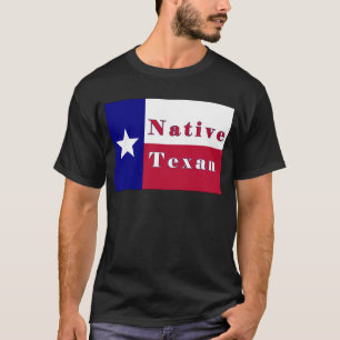 T-shirt Drapeau d'étoile solitaire texane