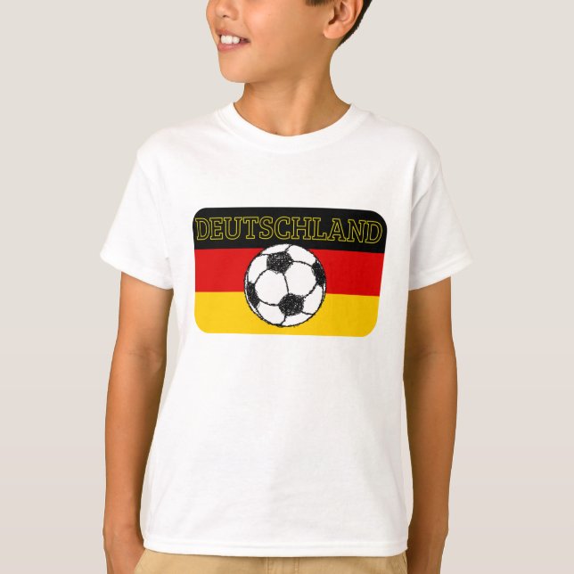 T-SHIRT DRAPEAU DEUTSCHLAND | FOOTBALL (Devant)