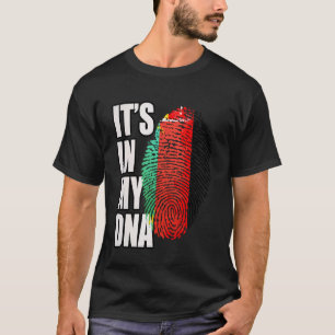 T-shirt Drapeau d'héritage ADN allemand et biélorusse