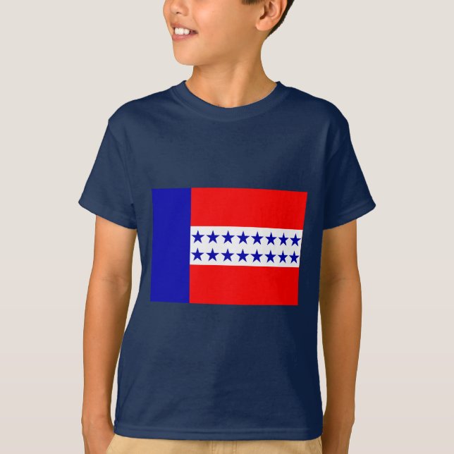T-shirt Drapeau d'îles de Tuamotu (Devant)
