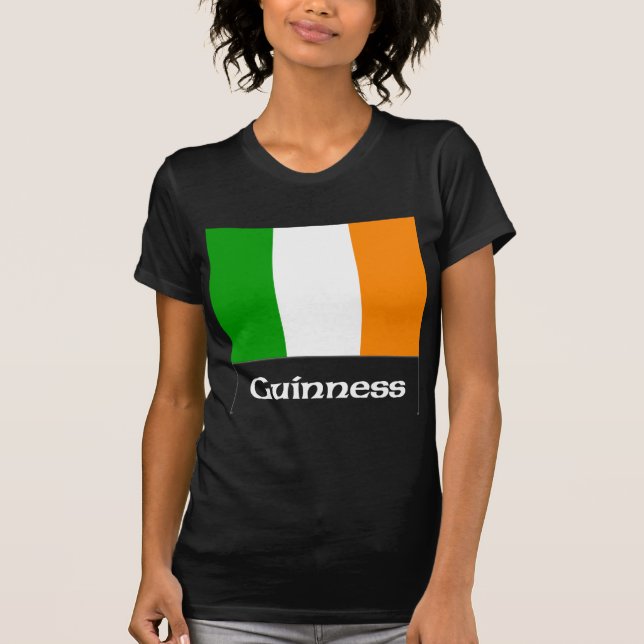 T-shirt Drapeau d'Irlandais de Guinness (Devant)