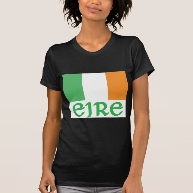 T-shirt Drapeau d'Irlandais d'EIRE (Devant)