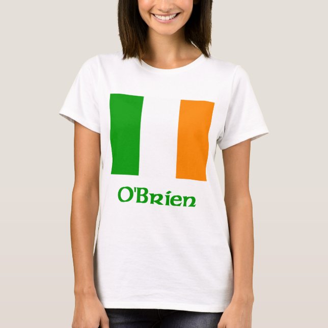 T-shirt Drapeau d'Irlandais d'O'Brien (Devant)
