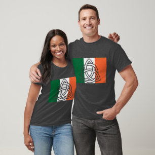 T-shirt Drapeau d'Irlande celtique