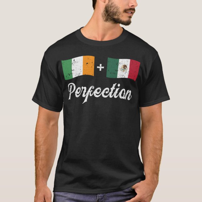T-shirt Drapeau d'Irlande de perfection Mayo 5 cinq de may (Devant)