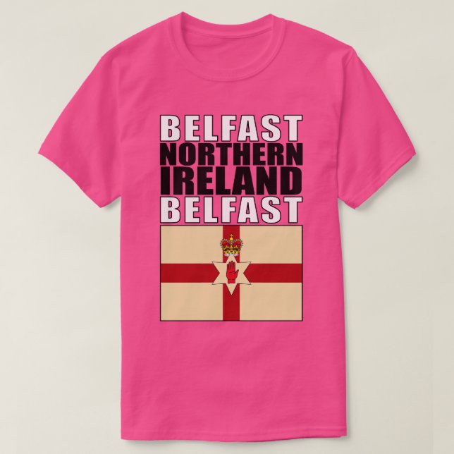 T-shirt Drapeau d'Irlande du Nord (Design devant)