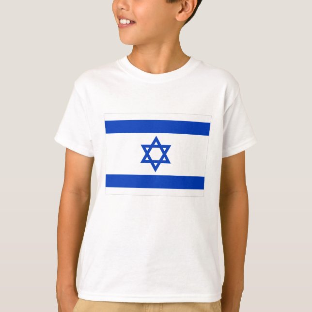 T-shirt Drapeau d'Israël (Devant)