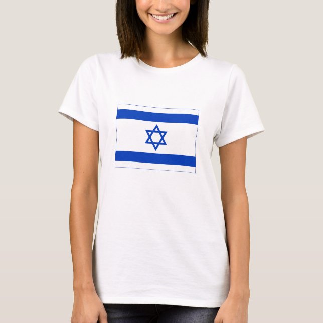 T-shirt Drapeau d'Israël (Devant)