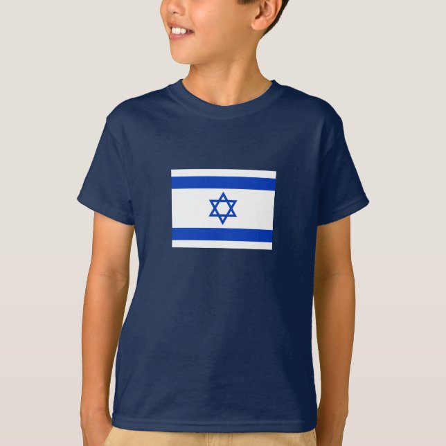 T-shirt Drapeau d'Israël (Devant)