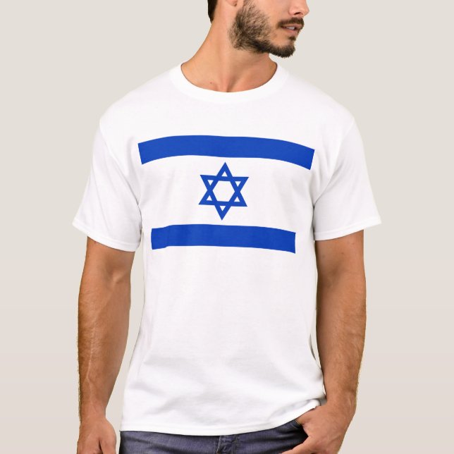 T-shirt Drapeau d'Israël (Devant)