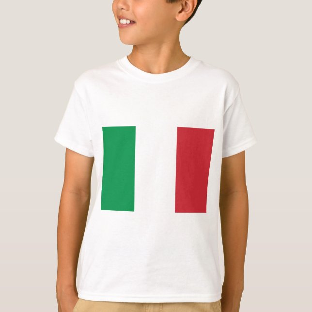 T-shirt Drapeau d'Italie (Devant)