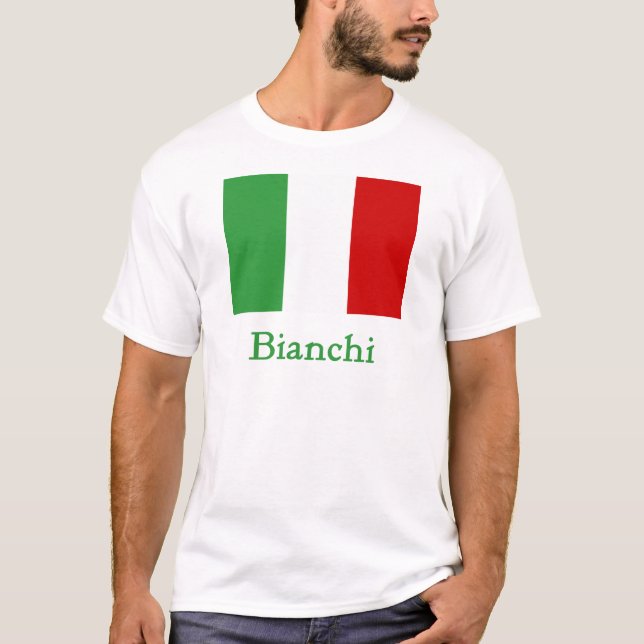 T-shirt Drapeau d'Italien de Bianchi (Devant)