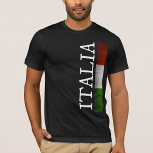 T-shirt Drapeau d'Italien de l'Italie Tricolore d'amour de