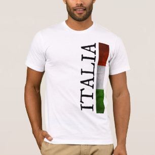 T-shirt Drapeau d'Italien de l'Italie Tricolore d'amour de