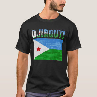 T-shirt Drapeau Djibouti