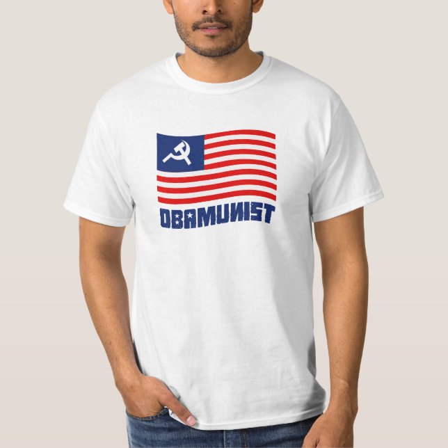 T-shirt Drapeau d'Obamunist